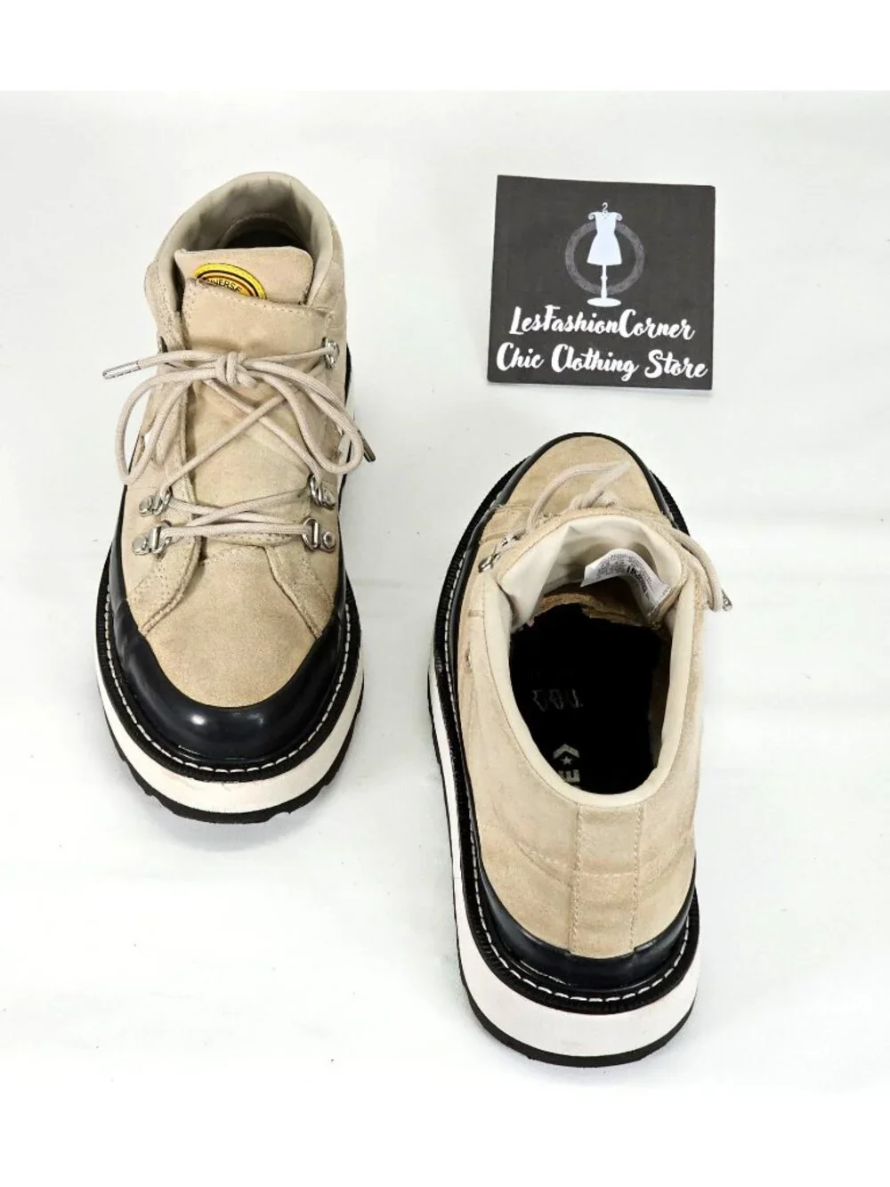 Converse Women's Beige Fleece Lined One Star Boot Sneakers Shoes Size 7.5 1962 - Picture 12 of 16